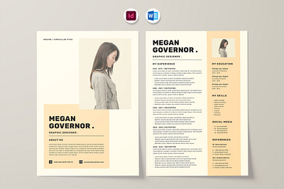 Resume / CV a4 branding cv cvword employmentcv flyer graphic design hiring job microsoftword print resume resumejob resumeword simpleresume template