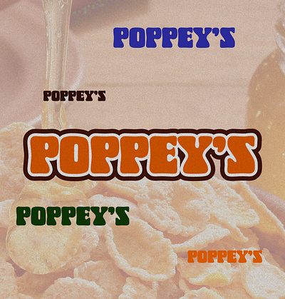 Poppey’s ai brand designer branding business cereal cereal logo crunch crunch logo graphic design graphic designer ideas identity logo logo designer logo ideas logo maker logos visual identity