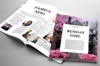 Fashion Magazine Design case study design fashion food health letterhead nagazine