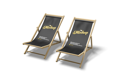 Beach Chair Mockup beach beachchair branding chair mockup psd psd mockup