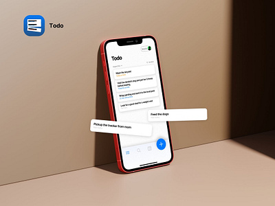 Minimalist Todo App app design todo ui ux