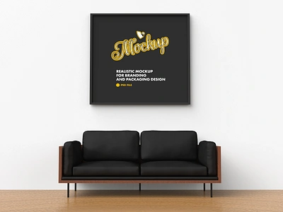 Big Square Poster Mockup branding minimalist mockup poster psd psd mockup square