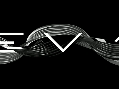 Friends, I'm sharing my first look at my project — EVA! 3d animation branding logo ui