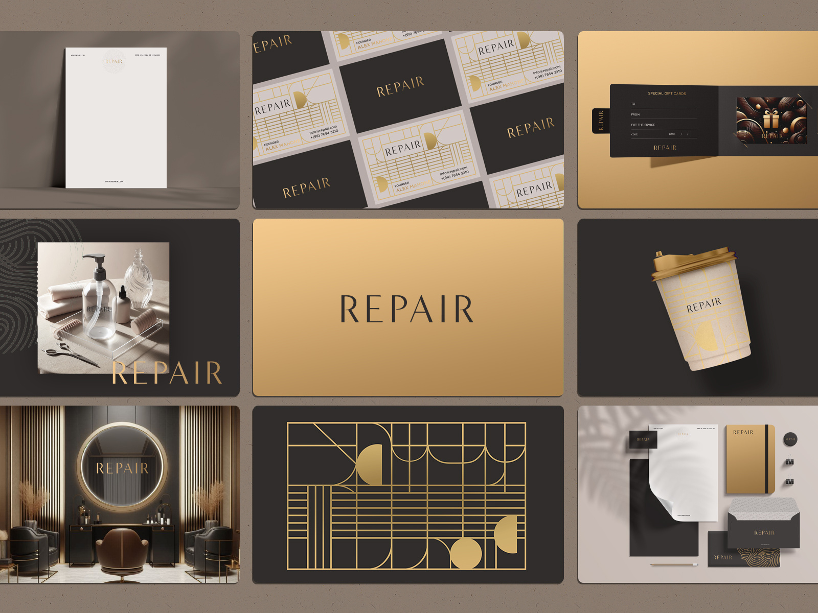 Example of Logo + Stationery + Identity Pack