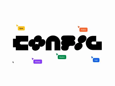 Figma Config 2025 animated logo animation config config2025 figma rive