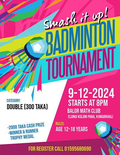 TOURNAMENT POSTER graphic design poster tournament banner tournament poster