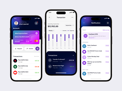 Finance - Mobile App app appdesign appinterface appui cleandesign design designexploration digitalfinance financeapp financemanagement financialsolutions fintechapp fintechdesign mobileappdesign ui ui design uiux design userexperience ux ux design