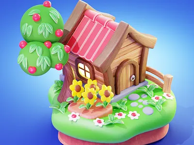 Stylised Cozy Home 3d 3d art 3d artist 3d design 3d illustration 3d model 3d modeling 3d modelling b3d blender 3d blender artist blender community blender cycles blender eevee design game art game design game dev graphic design illustration