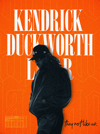 KENDRICK DUCKWORTH LAMAR aesthetic branding clean graphic design photoshop poster ui