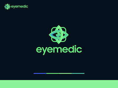 Eyemedic Logo custom logo healthcare logo medical logo pharmacy logo