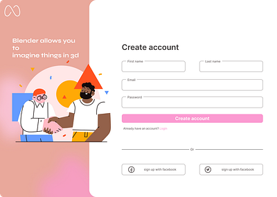 Login page cute design figma login loginpage ui webdesign