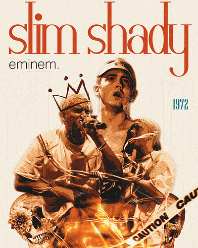 Slim Shady Poster Design desing eminem eminem poster graphic design music music poster poster poster desgin slim shady slim shady poster