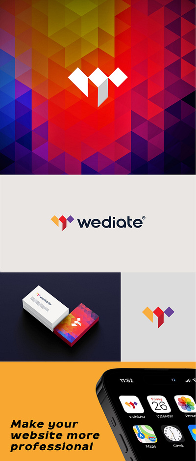 Webiate Logo design with minimal Icon app icon brand logo branding branding design branding identity corporate design creative design design designpark14 graphic design logo logo creation logo creator logo designer logo designs logo icon logo maker logo making visual identity