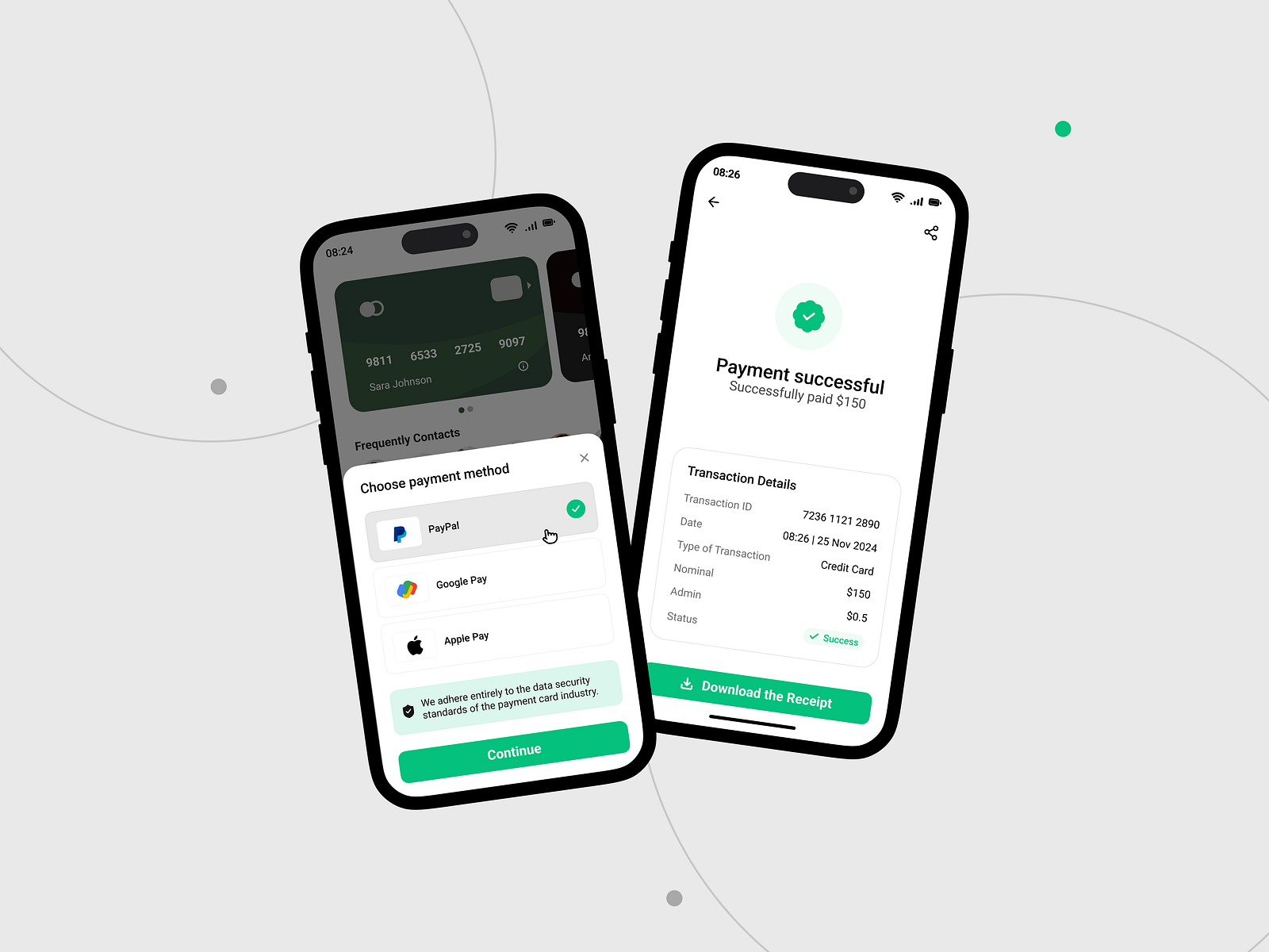 Successful Payment - UI Design by Bardia Adibi on Dribbble