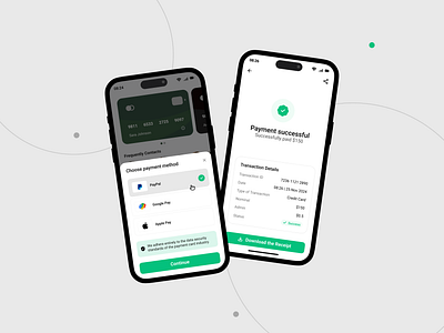 Successful Payment - UI Design app app design app ui clean ui design light minimal ui mobile app pay payment payment method payment successful payment ui product product design success transaction ui ui design ux