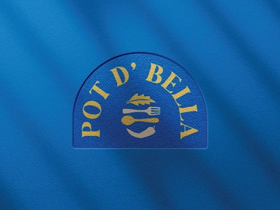 Pot D' Bella bella branding cafe design identity illustration logo