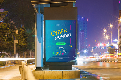 CYBER MONDAY Flyer branding graphic design