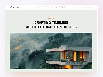 Nubuilt Architecture Agency Website Framer Template agency architect landing page architecture architecture webdesign branding creative design founder framer illustration interior designer landing page minimal modern real estate template ui ux web design webflow