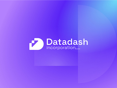 Datadash Logo Presentation advertising brand identity branding business business card company corporate identity design graphic design it logo logo design logo presentation logo type print design stationary