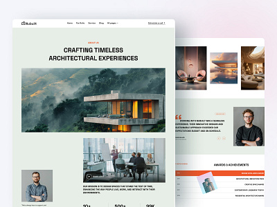 Nubuilt Architecture Agency Website Framer Template agency architect landing page architecture architecture webdesign branding building creative design founder framer grabui illustration interior designer modern real estate template ui ux web design webflow