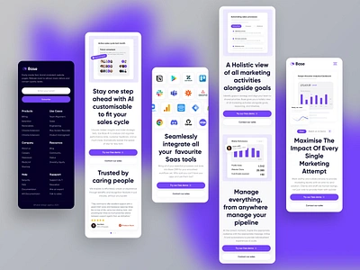 Base - Saas Landing page - Mobile Responsive creative designer dashboard figma landingpage figma template figma website design homepage ui jabel kahaf landing page ui mobile friendly design mobile responsive design mobile ui productivity tools responsive ui design saas ui design top notch design agency ui ux designer user friendly design website template website ui designer