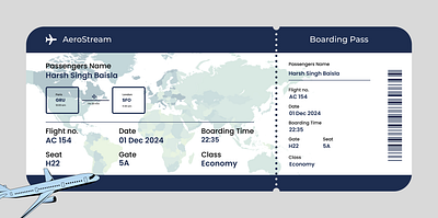 Daily UI #024 -Boarding Pass branding dailyui graphic design ui