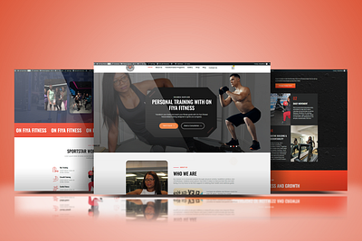 On Fiya Fitness Website – WordPress Design for Gyms ecommerce fitnesswebsite gymwebsite responsivedesign uiux wordpress