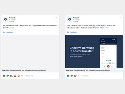 Flexcorder: Marketing design linkedin marketing premiere pro ui designer user interface