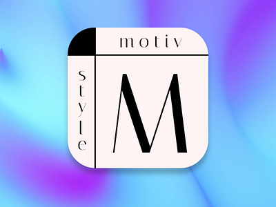 Motiv - modern clothing store. branding logo ui