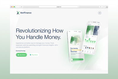 Fintech App Landing Page UI UX finance app website finance landing page fintech app fintech landing page fintech mobile app fintech wallet app fintech website ui personalized fintech app user interface wallet app ui