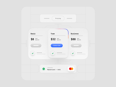 Start Subscription ⚡ bento bento pro clean illustration minimal tranmautritam ui ui design ui8 ux ux design web design