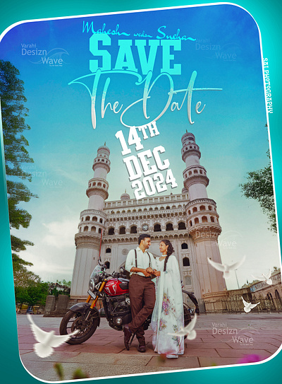 Order #savethdate now album design design graphic design photo photo editing photo shoot photoshop photoshop edit poster pre wedding save the date