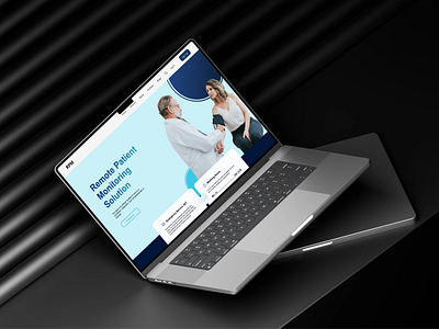 Remote Patient Monitoring Website Design 🚑🌐 figma ui website