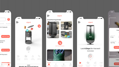 Algeat mobile application account setup algea branding create account design design system figma future food graphic design interactiondesign login onboarding product design token ui ui design uichallenges usability ux design uxui
