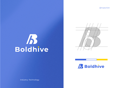 B H Logo | Monogram Logo | Boldhive Logo app icon b h logo b logo brand guidelines branding crypto logo graphic design h logo letter logo logo logo designer logo icon logo ideas logo inspiration logo mark modern logo monogram logo nupurian tech logo technology logo