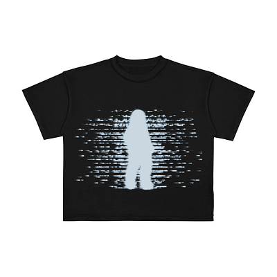 Blurred streetwear glitch print blurred branding code design glitch graphic design grunge print streetwear t shirt