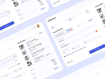 Checkout Page cart summary delivery options design design system figma inter interactiondesign online shopping payment methods payment options product design shipping details token ui ui challenges ui design usability user experience ux design uxui design