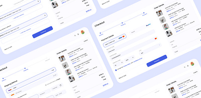 Checkout Page cart summary delivery options design design system figma inter interactiondesign online shopping payment methods payment options product design shipping details token ui ui challenges ui design usability user experience ux design uxui design