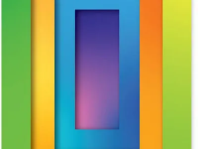 Gradient Doors graphic design illustration