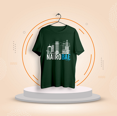 Nairobe the city african t shirt design 176 uniquetees