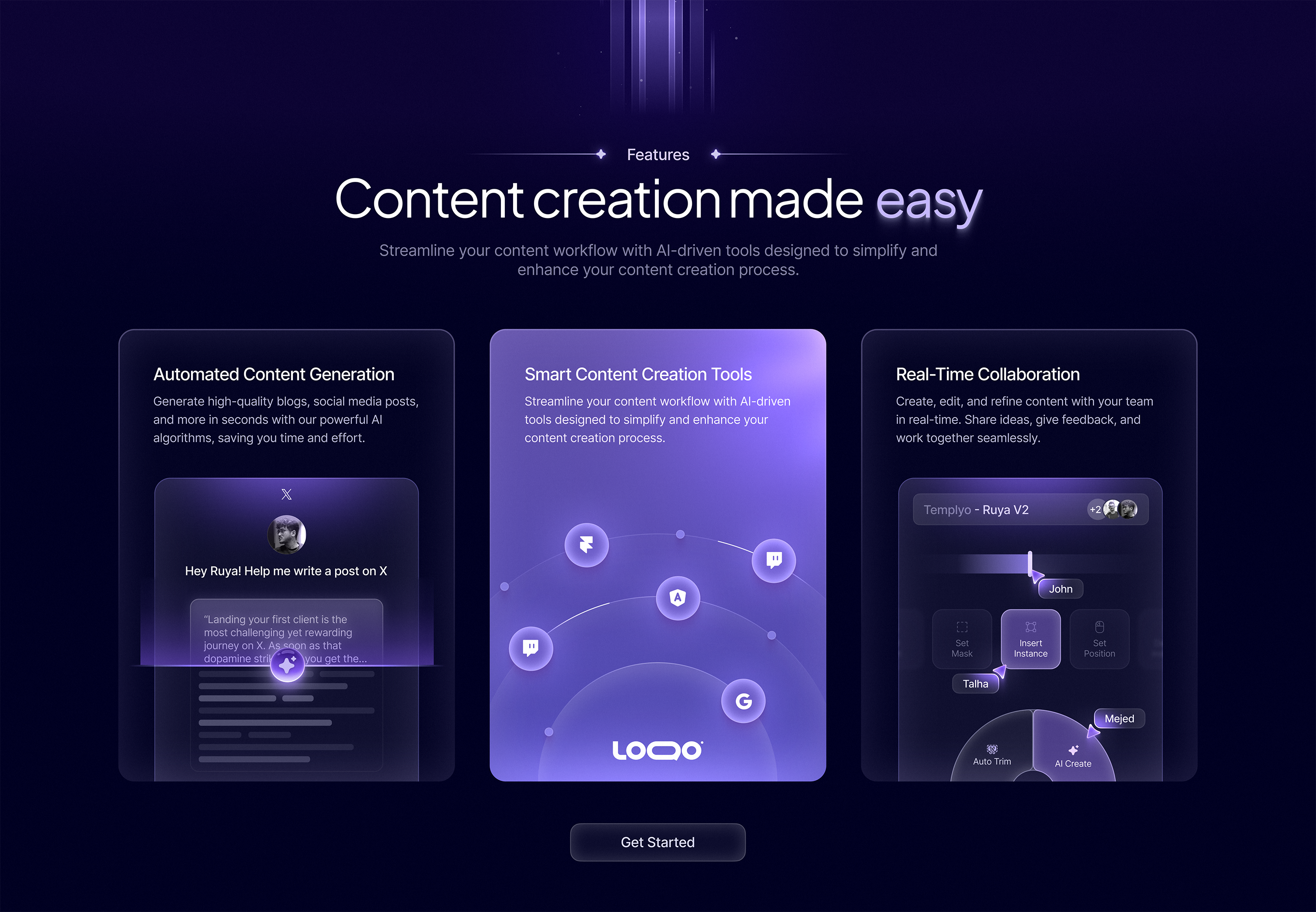 Example of Landing Page Design