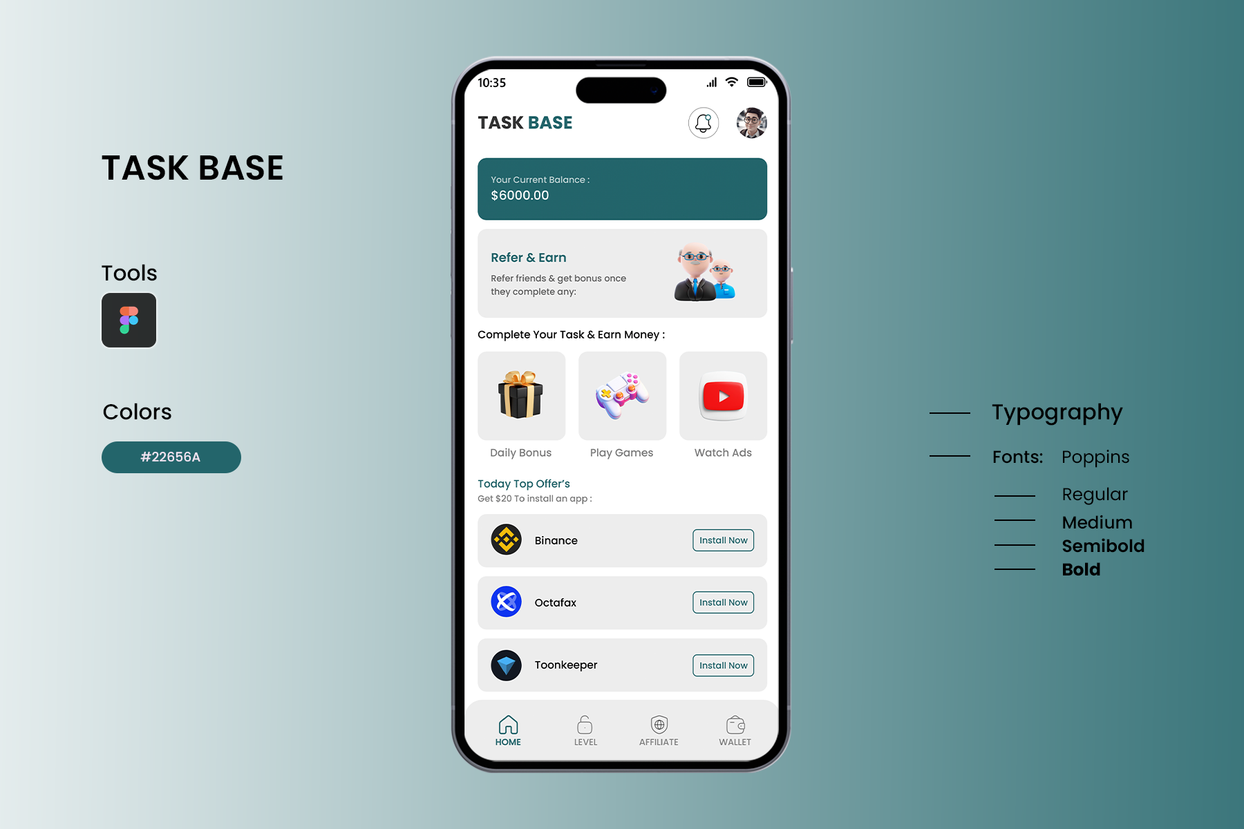 Task Base App Design by Saad Younis on Dribbble