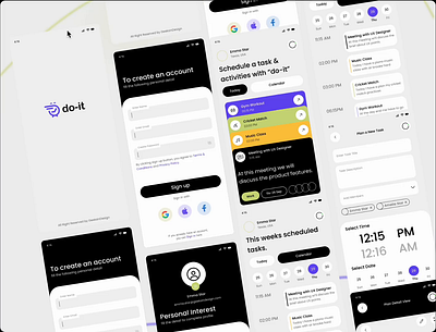 do-it App alarming app bento app case study digital marketing do it app dynamic island apple geeks in design geeks in ux logo design muhammad nawaz muhammad nawaz ashraf product design to do app uiux design web design