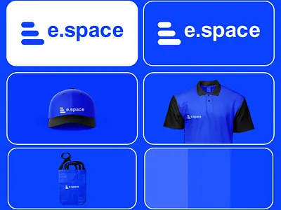 This is a E Lettermark Logo Design for a E.sapce Company. brand designer brand identity branding business canada creative design europe graphic design graphic designer italy logo logo designer london professional sr taxes usa