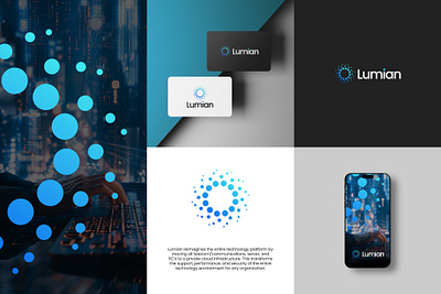 Lumian Logo Design branding connection graphic design icon logo logo design technology