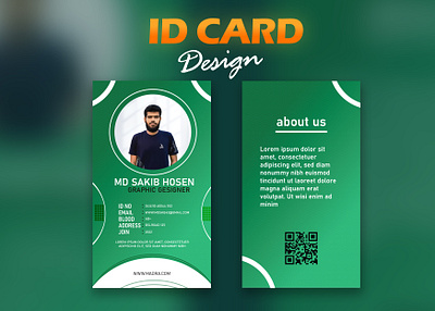 Id Card Design bangla design branding design graphic design illustration photoshop poster social social media post design ui