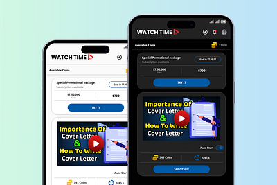 Watch Time App Design adobe xd figma mobile app mobile app design prototyping user experience user interface wireframing