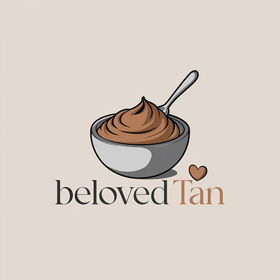 Chocolate Cupcake Logo graphic