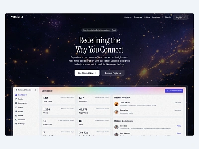 Landing Hero UI - Day 1 of 31 design landing landing page minimal saas ui web design