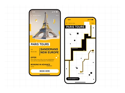 Rail Planner Mobile iOS App Design Template